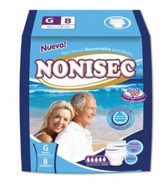 NONISEC ROPA INTERIOR TALLE G x 8 unidades