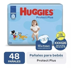 Huggies PROTECT PLUS Talle XXXG 48 unidades Pack Ahorro