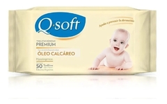 Toallitas húmedas Q-Soft Premium Oleo calcareo x 50 unidades