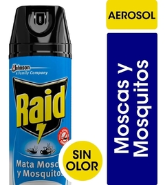 RAID sin olor INSECTICIDA EN AEROSOL MOSCAs Y MOSQUITOS x 360 cm3