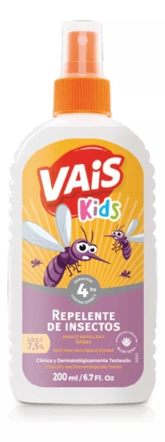 VAIS Stop Repelente KIDS en Spray 4 Horas de Duración X 200 ml