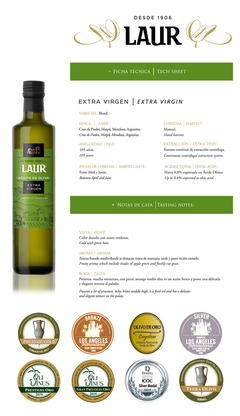 Aceite Clásico LAUR Extra Virgen 500ML - comprar online