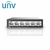 SWITCH POE+ 6FAST ETHERNET/4POE UNIVIEW NSW2020-6T-POE-IN MODO EXTEND 250MTS 60W NO ADMINISTRABLE UNV