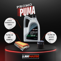 Servicio Puma 10w40 4L + Filtro Aceite + Filtro aire + Colocación