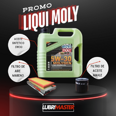 Servicio Liqui Moly 5w30 4L + Filtro Aceite + Filtro aire + Colocación