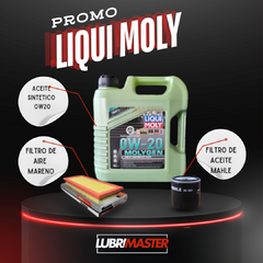 Servicio Liqui Moly 0w20 4L + Filtro Aceite + Filtro aire + Colocación