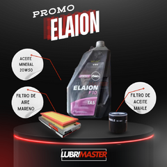 Servicio Elaion 20w50 4L + Filtro Aceite + Filtro aire + Colocación