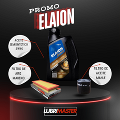 Servicio Elaion 5w40 4L + Filtro Aceite + Filtro aire + Colocación