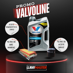 Servicio Valvoline 5w40 4L + Filtro Aceite + Filtro aire + Colocación