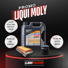 Servicio Liqui Moly 10w40 4L + Filtro Aceite + Filtro aire + Colocacion