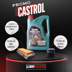 Servicio Castrol 5w40 4L + Filtro Aceite + Filtro aire + Colocación