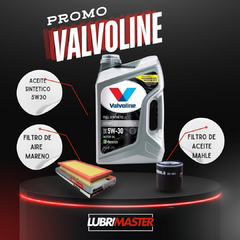 Servicio Valvoline 5w30 4.73 L + Filtro Aceite + Filtro aire + Colocación