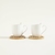 Set x 2 Tazas de porcelana blanca