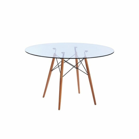 Mesa Eames Redonda Vidrio