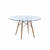 Mesa Eames Redonda Vidrio