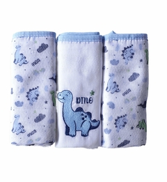 Enxoval Bebê Kit Maternidade RN Menino Dino Azul - Baby Gijo - Upa Upa Bebê