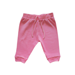 Calça Mijão Bebê Suedine Algodão Rosa Chiclete