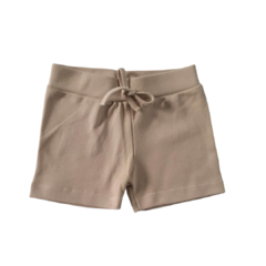 Short Bebê Suedine Areia