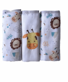 Fralda de Pano Bebê com Bainha c/3 unidades - Baby Gijo - comprar online