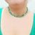 Choker de Cascalho Natural Quartzo Verde - comprar online