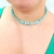 Choker de Cascalho Natural Amazonita - comprar online