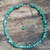 Choker de Cascalho Natural Quartzo Verde