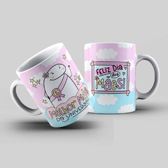 Caneca Personalizada- Melhor mãe do universo, Feliz dia das Mães Flork