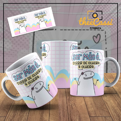 Caneca Personalizada- Ser mãe é sorrir de olheira a olheira, Flork - comprar online