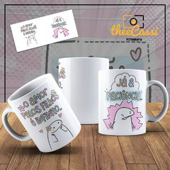 Caneca Personalizada- O amor pelos filhos é infinito, já a paciência? Flork na internet