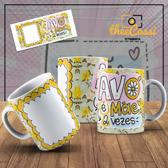 Caneca Personalizada- Avó é mãe 2 vezes