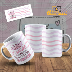 Caneca Personalizada- Mamãe de primeira viagem