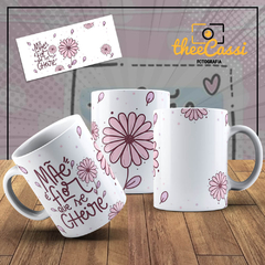 Caneca Personalizada- Mãe é flor que se cheire