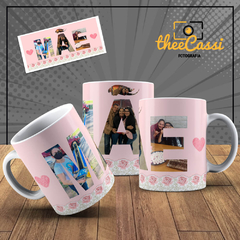 Caneca Personalizada- Letreiro Mãe com foto