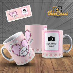 Caneca Personalizada- Mãe o amor mais bonito que existe com 1 foto - Flork