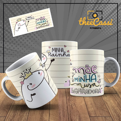 Caneca Personalizada- Mãe, minha musa inspiradora. Minha rainha - Flork