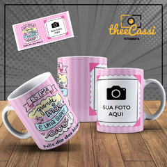 Caneca Personalizada- És uma grande mãe e uma super avó, com 1 fotos