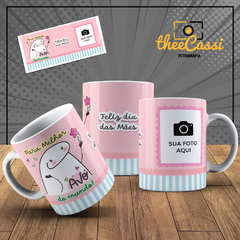 Caneca Personalizada- Para melhor avó do mundo! Feliz dia das mães com 1 foto