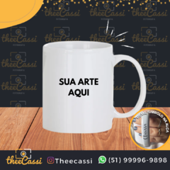 Caneca porcelana com nome na alça