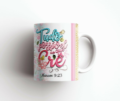 Caneca personalizada religião frases