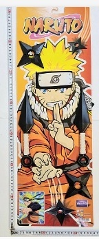 078131 ARMA NARUTO SAGA- JUEGO DE DAGA EN BLISTER (BX10)