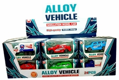 AUTO DE METAL ALLOY VEHICLE *24 PCS 611240/286239 999-1