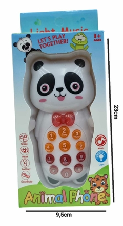 TELEFONO PANDA A PILA 21,5X9,6X4,5CM 611475/443901