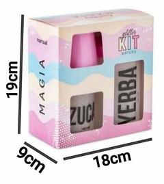 40987 SET MATE LATA YERBERA/AZUCARERA GLITTER