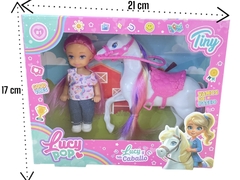 MUÑECA LUCY POP C/CABALLO Y ACC 54912/116662