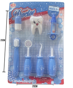 53830 CONJUNTO DE DENTISTA 31X21X3CM 226256