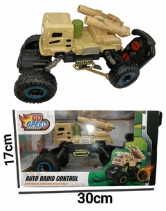 CAMIONETA MILITAR A RADIO CONTROL 30,5X17X15CM 54441/082349