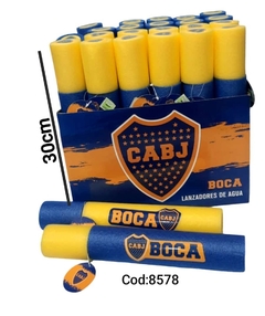 LANZADOR DE AGUA BOCA JUNIORS 5X30CM 8578