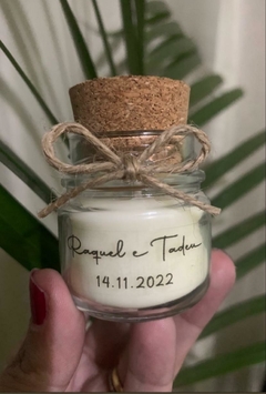 10 velas Personalizada com Laço