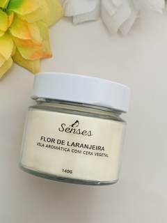 Vela Ecológica Perfumada Flor de Laranjeira com óleos essenciais - Senses Candle |  Produtos Perfumados