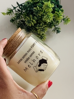 1 Vela Personalizada - Frase - 200g - Senses Candle |  Produtos Perfumados